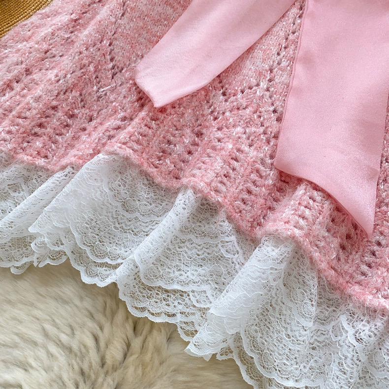 La diva la baby knitted dress KD231 images